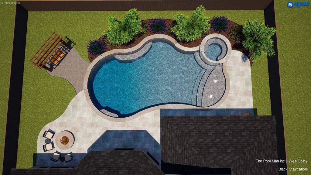 Rendering of your future pool