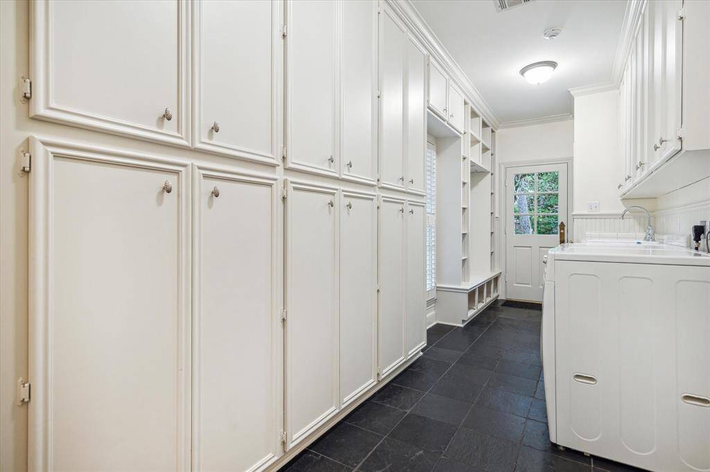 Utility room with storage and mud room