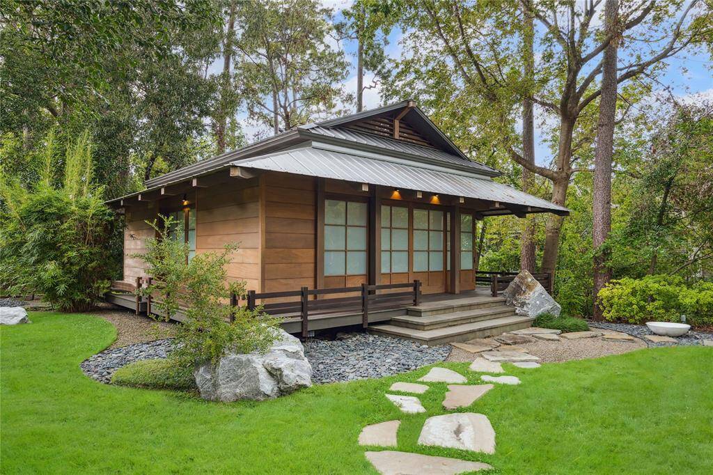 Designed by Gary R. Chandler. the Dojo was designed to respect the natural landscape through it's simplicity.