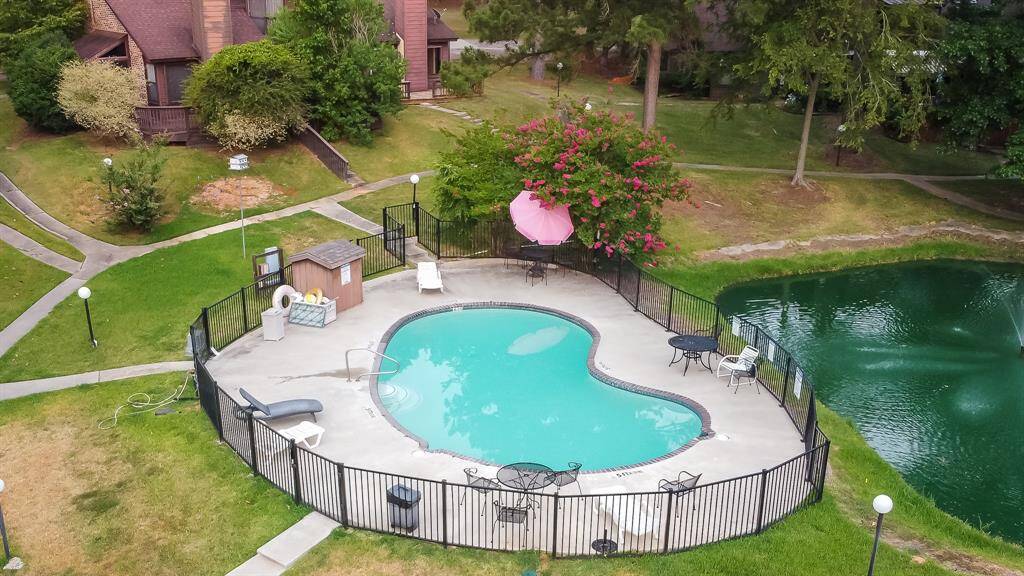 The "upper" pool just outside this unit.