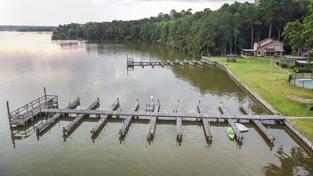 Every unit has an assigned boat slip