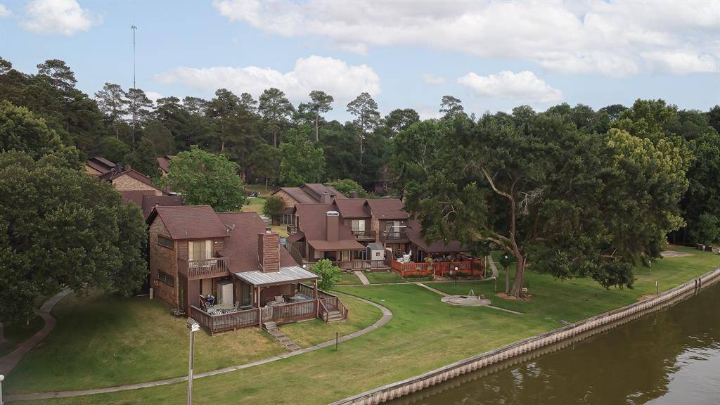 The community from the lake view