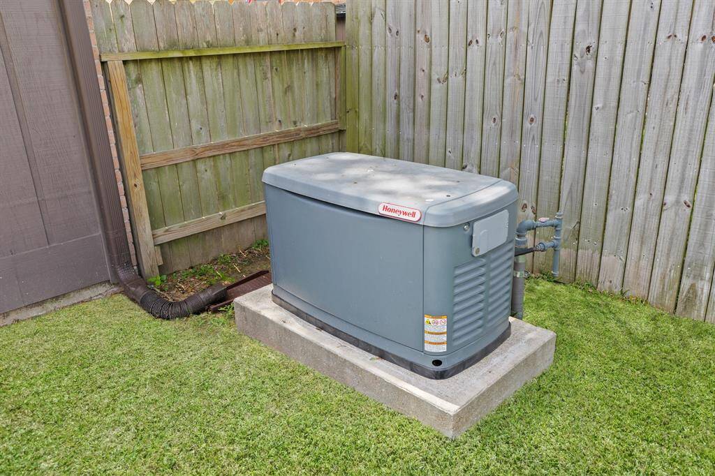 A whole home generator! Ready for any unexpected weather event!