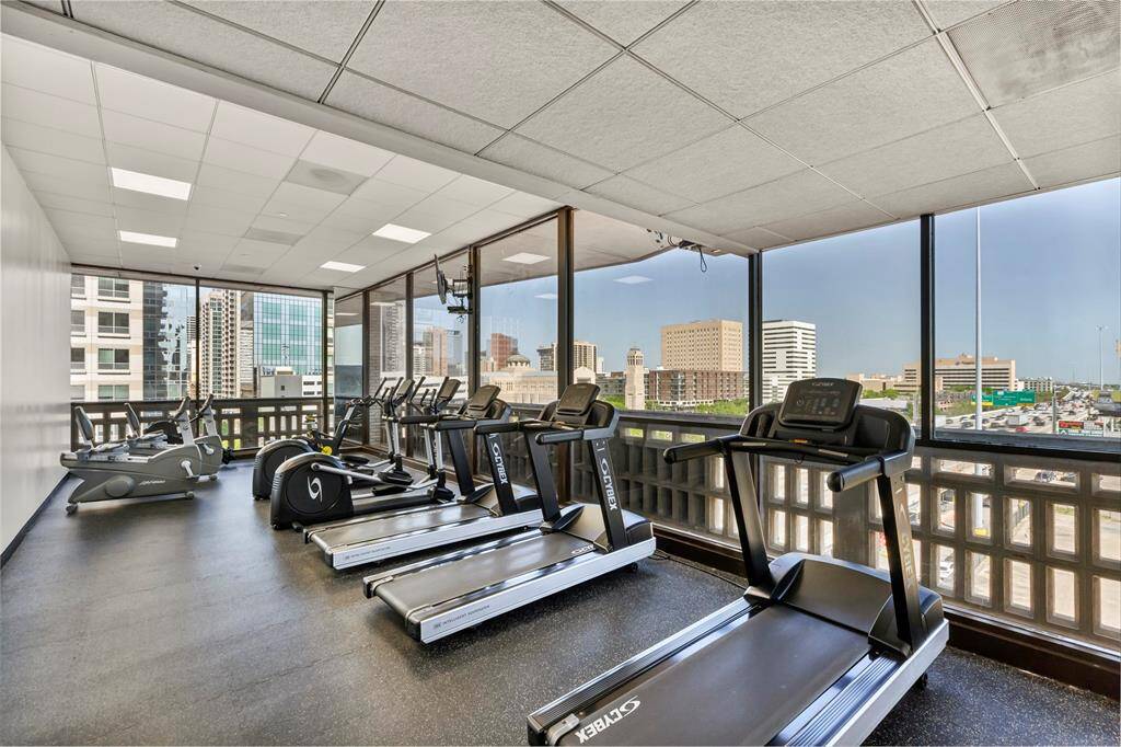 Stunning glass windows, offering an open, airy feel with plenty of natural light.