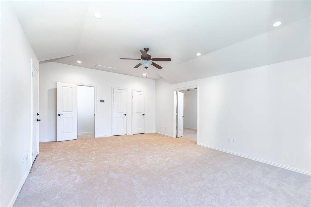 A flex space upstairs for gaming, playing, entertaining and much more! Adjacent to this flex space are the powder room and a  closet.