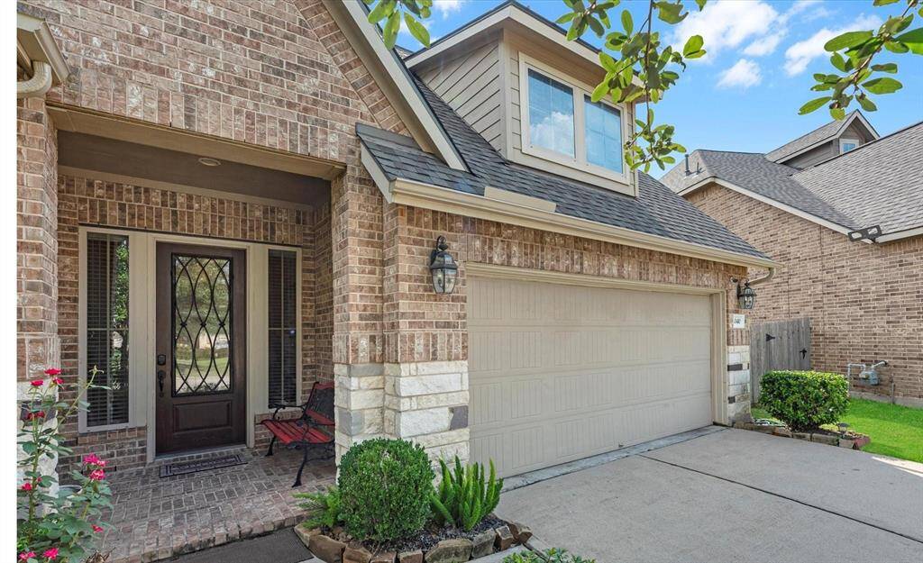 A spacious front porch for relaxing.