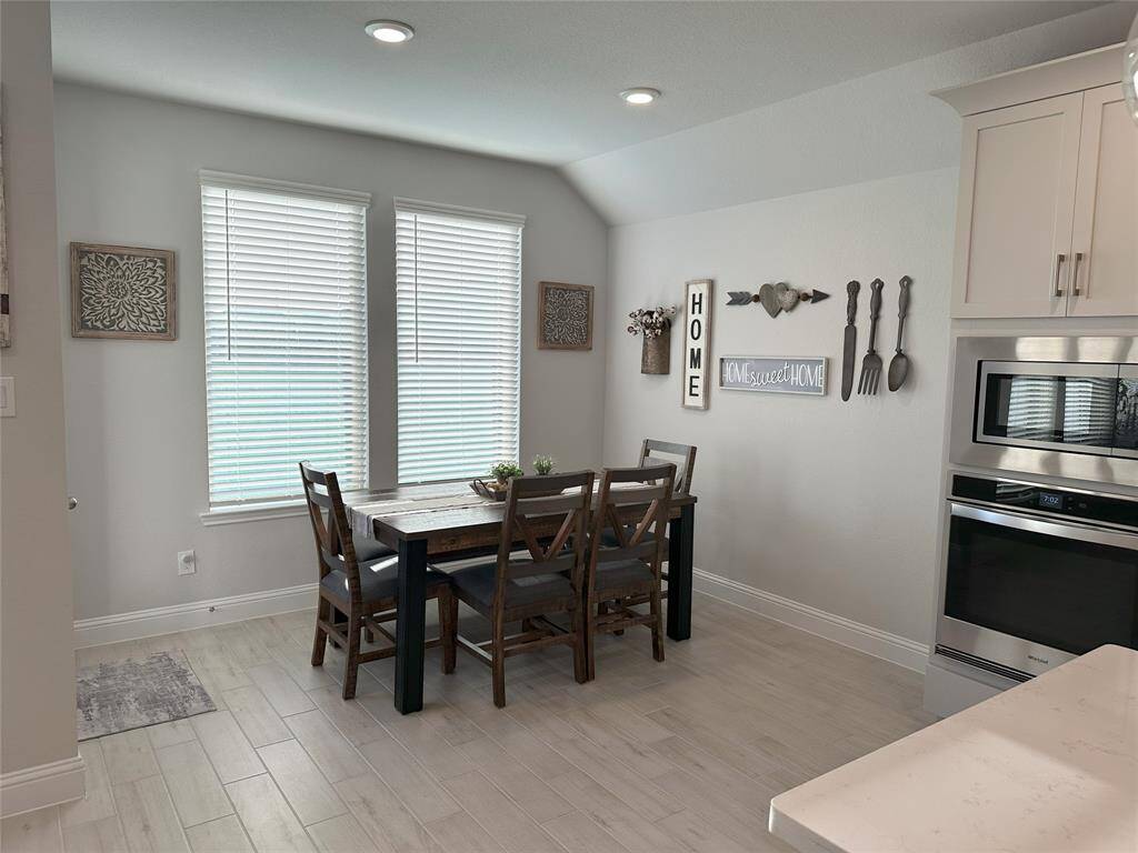 Bright breakfast area with plenty of natural light.