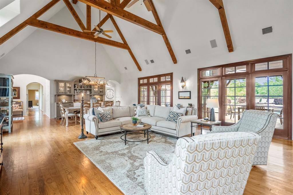 Hosting will be a breeze in this room with stunning French doors span the wall, offering a picturesque view of the yard.