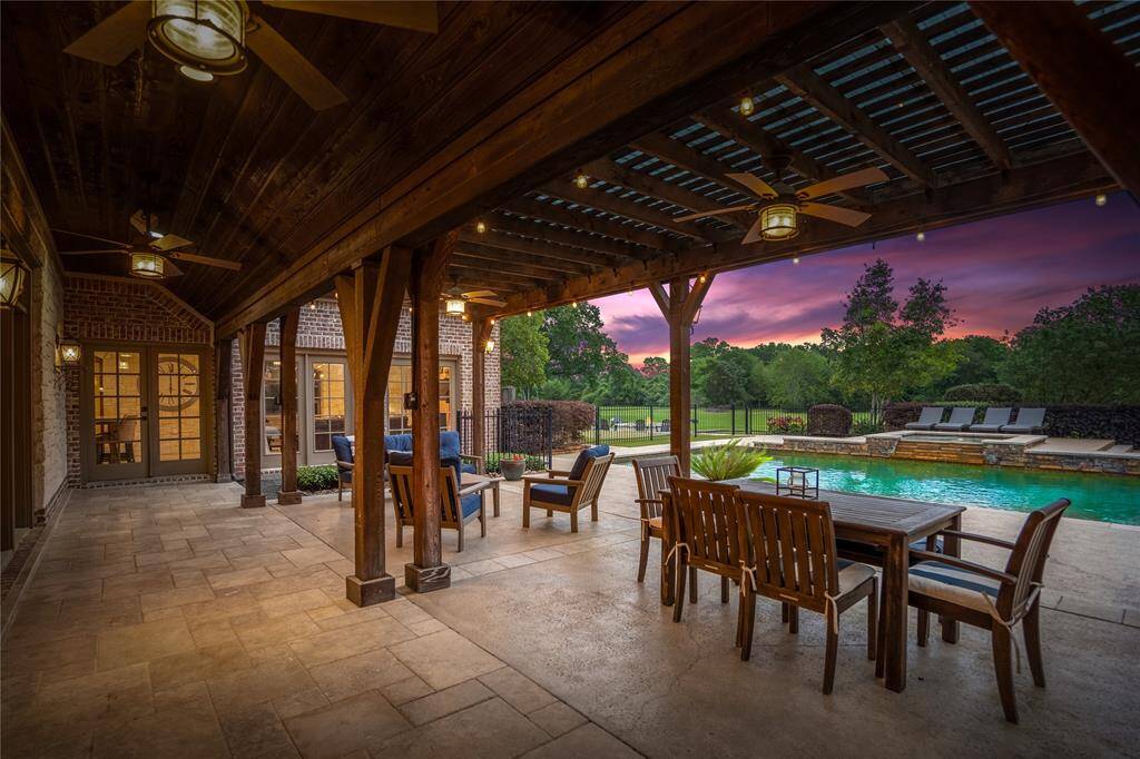 Plenty of dining and entertaining spaces in this home.