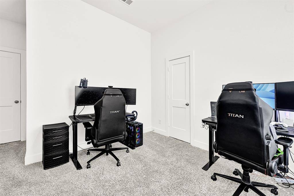 Bedroom used as home office