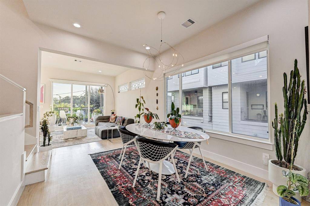 Lots of windows throughout for natural light feel