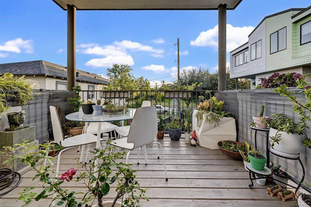 Second patio located through the living room glass sliding doors.