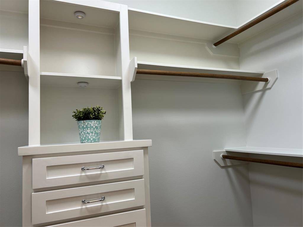 Primary Closet is a good size.