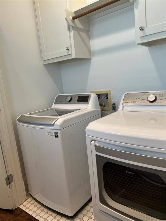 Washer/Dryer in the Laundry room is located on the second floor