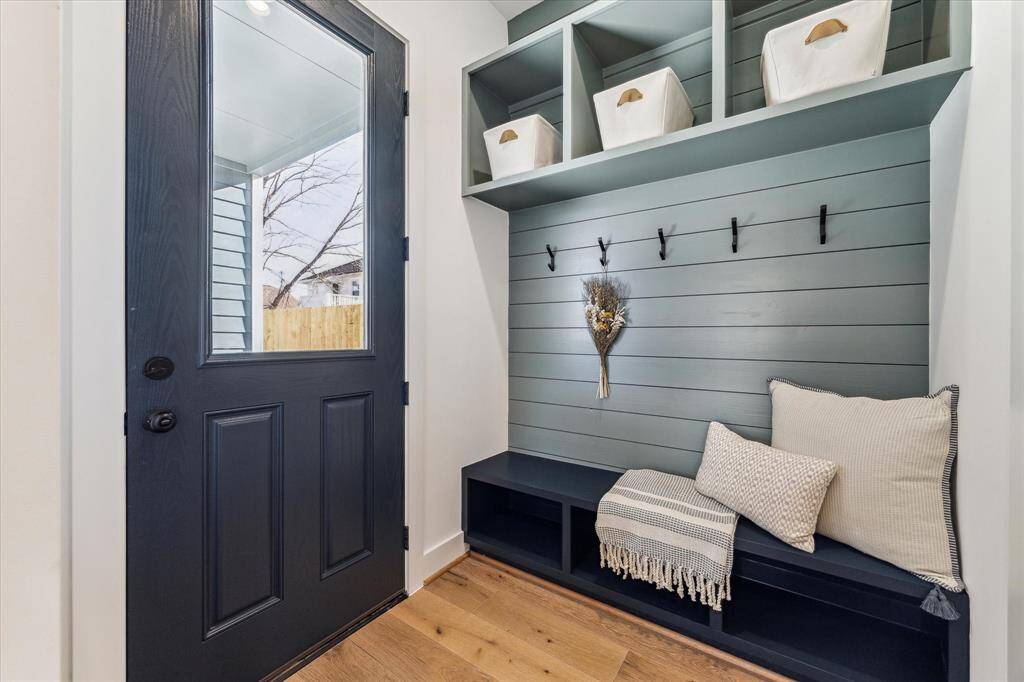 Lovely and functional mud room straight from the garage/covered patio.