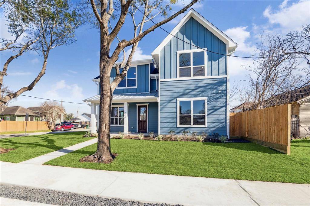Home sits on the corner of an oversized lot ready for your customized layout.