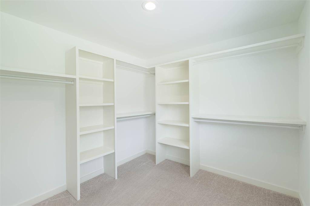 Primary closet