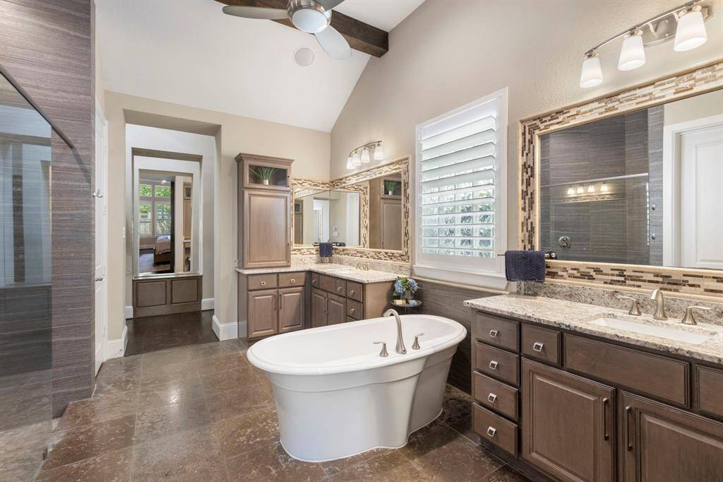 Tons of storage and also a large linen closet.