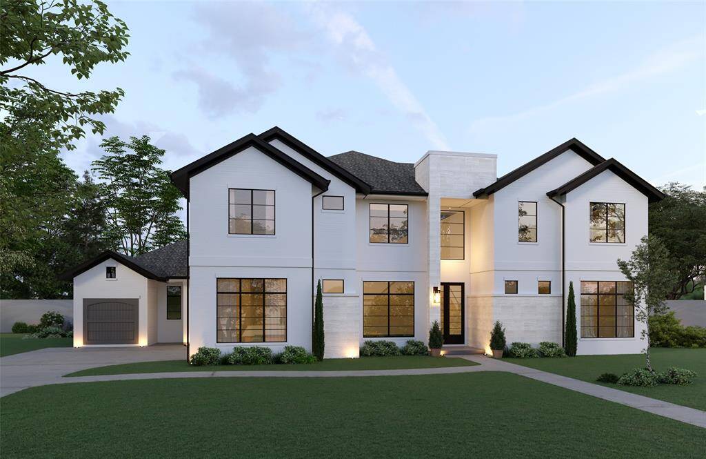 Rendering only; Beautiful custom stucco stone design