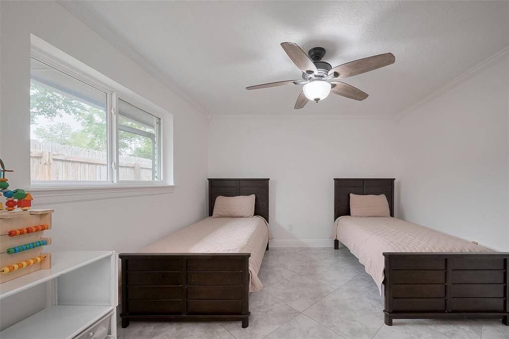 The trim has been replaced throughout the home