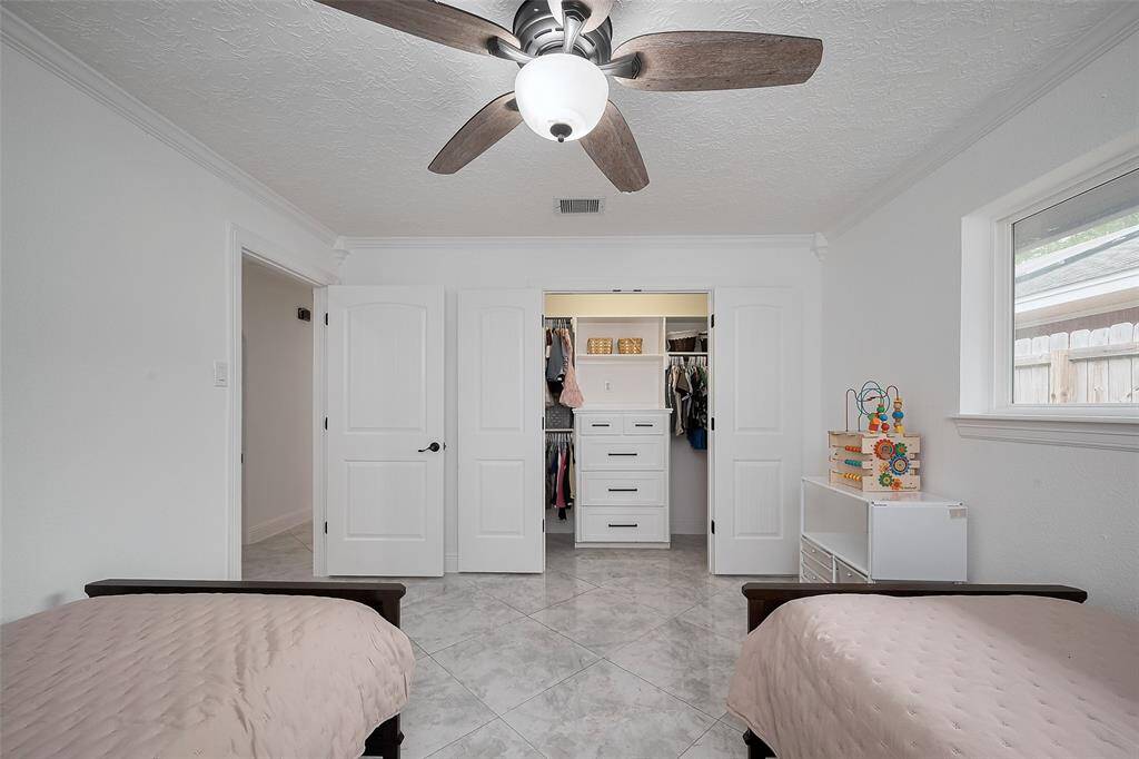 Extra storage in all of the closets to make sure that no one feels left out!