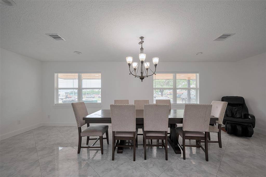 New marble tile floors are found throughout the home!