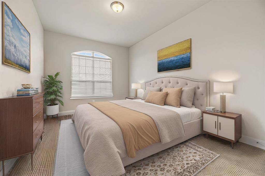 The thoughtfully designed layout of your fourth bedroom allows for natural light to flood the room, creating a warm and welcoming atmosphere.