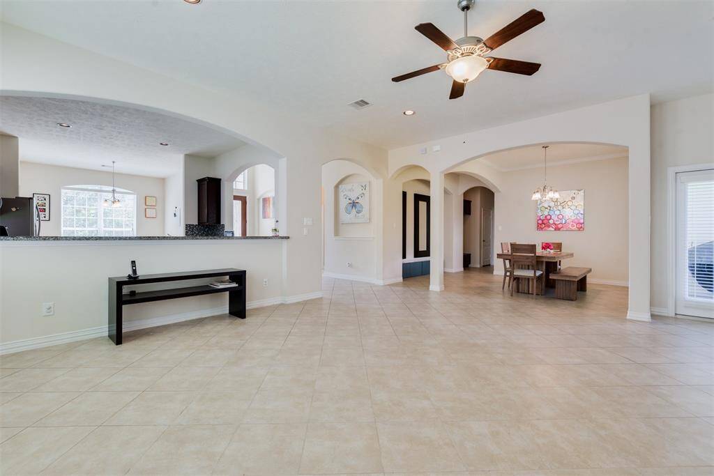 From this view, you are able to see the kitchen opening to the Dining area, allowing the perfect environment for entertaining!