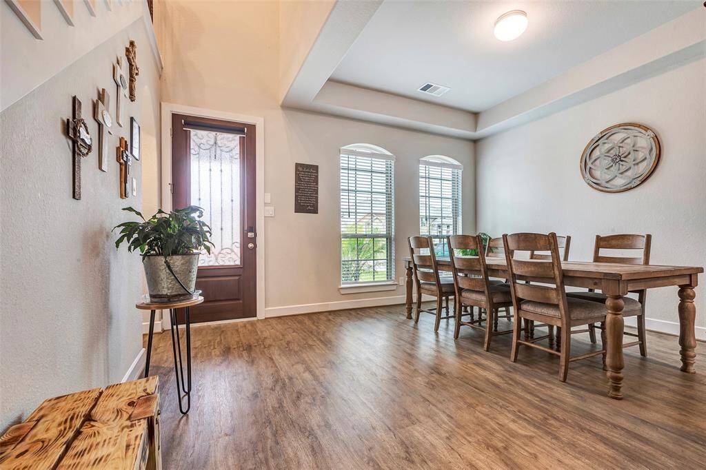 Dining area- it offers plenty of room for family gatherings and entertaining guests in style.
