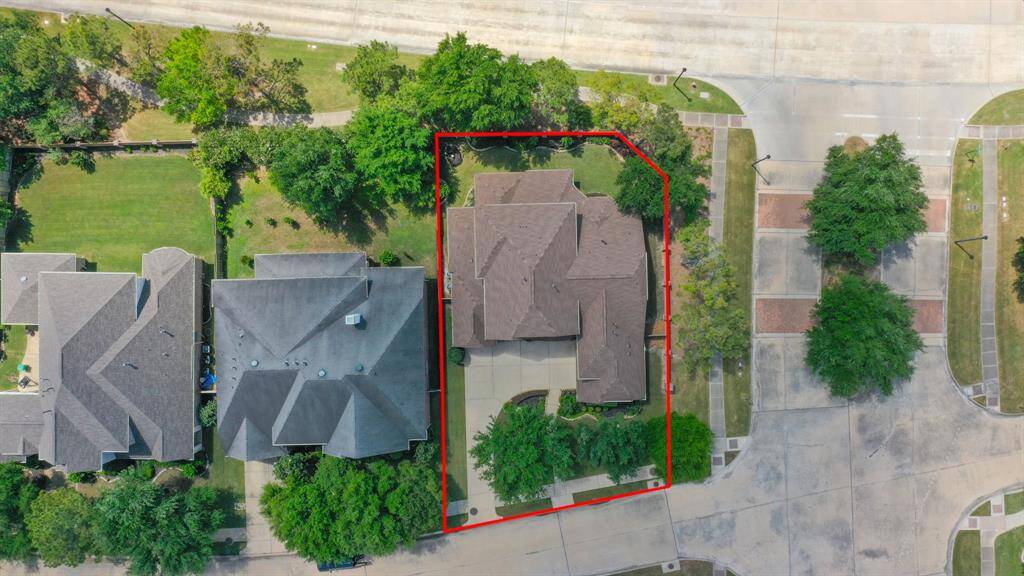 Aeriel photo of the homesite