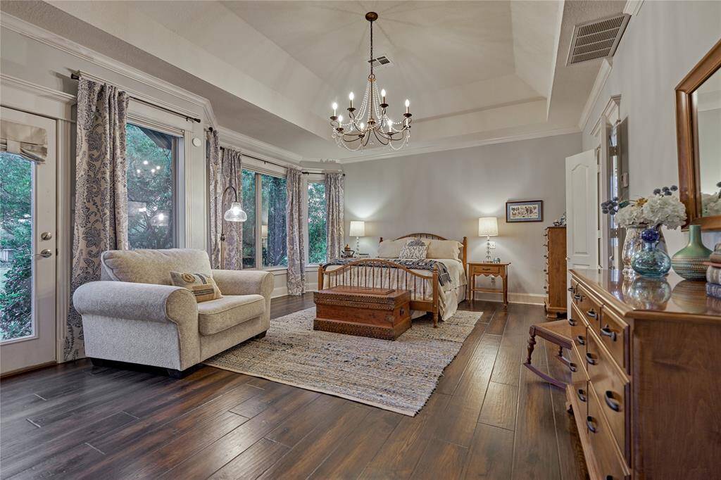 The private owner's retreat is a luxurious space offering tranquility and relaxation at the end of each and every day.