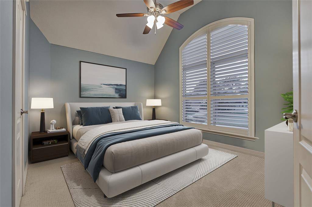 Bedroom #3 has the same lovely features as bedroom #2 and enjoys front yard views.