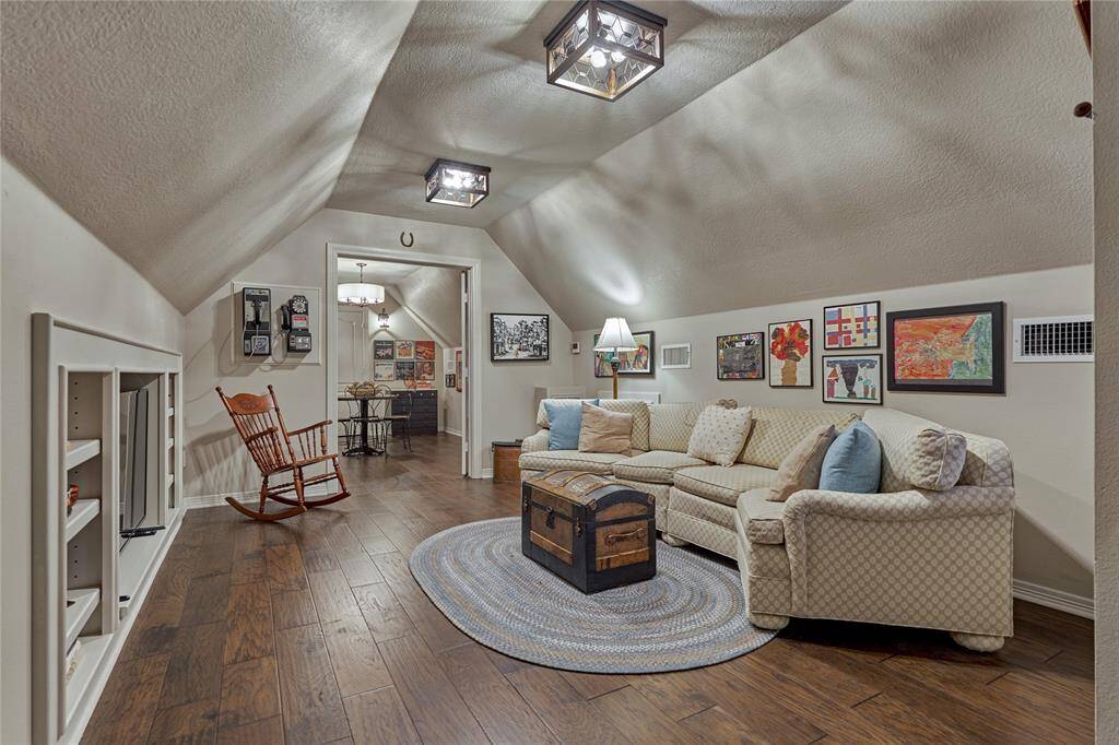 The second floor game room provides an entertaining space for second floor residents.