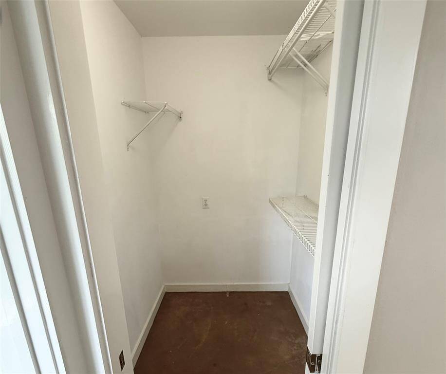 Large storage closet downstairs could fit a desk