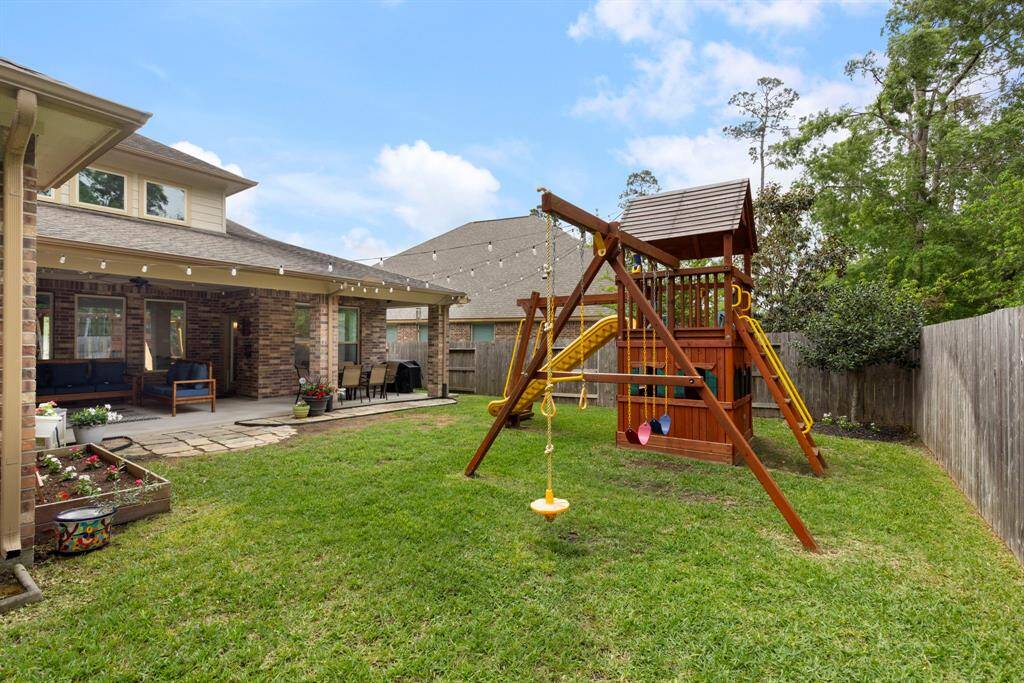 The yard is perfect for pets and playtime, even room for a pool!