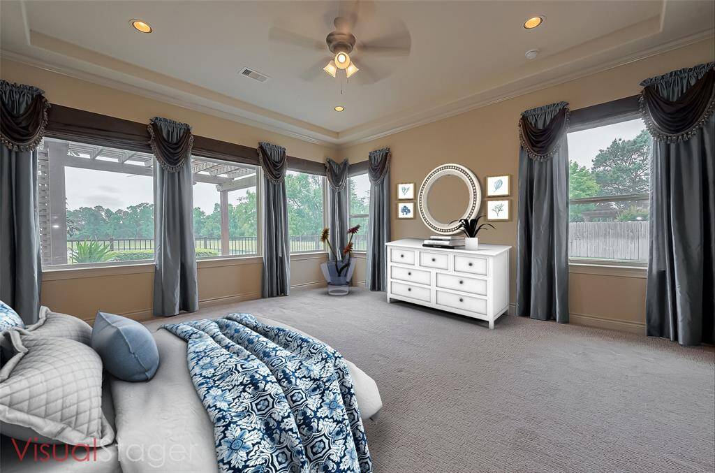 Primary Bedroom has entrance to pool.