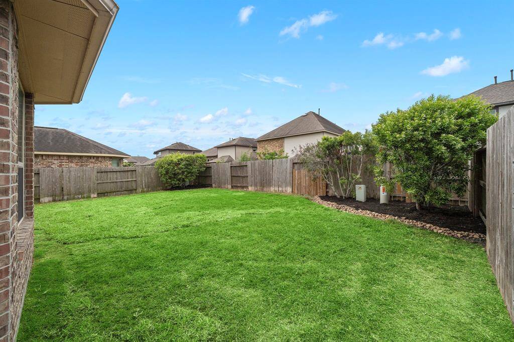 Another view of the backyard.