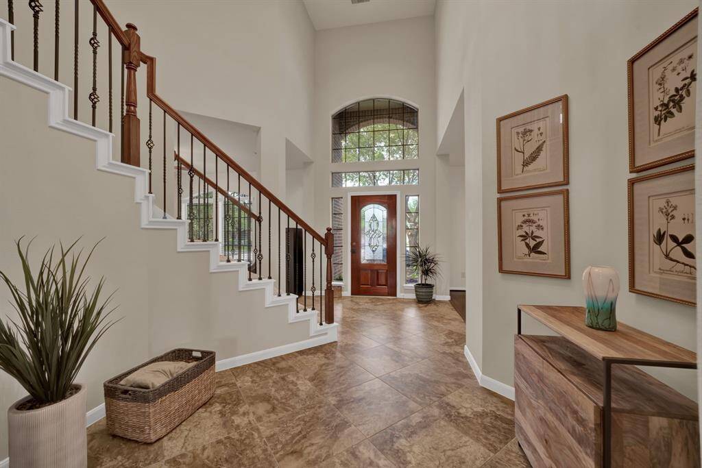 Entry way view when heading upstairs!