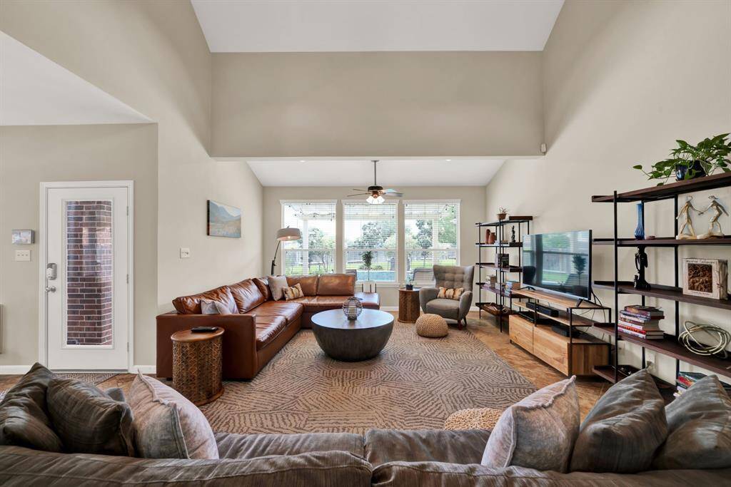 Large living space with the most amazing outside view!