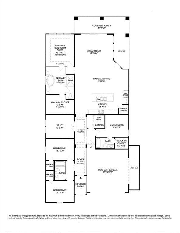 Lawson floor plan from Toll Bro