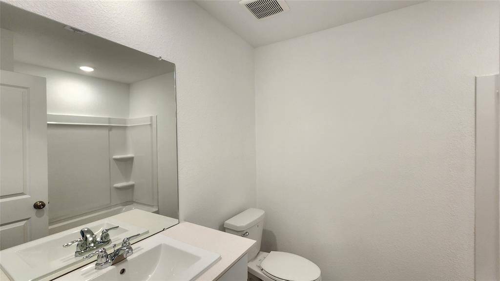 Hallway bathroom