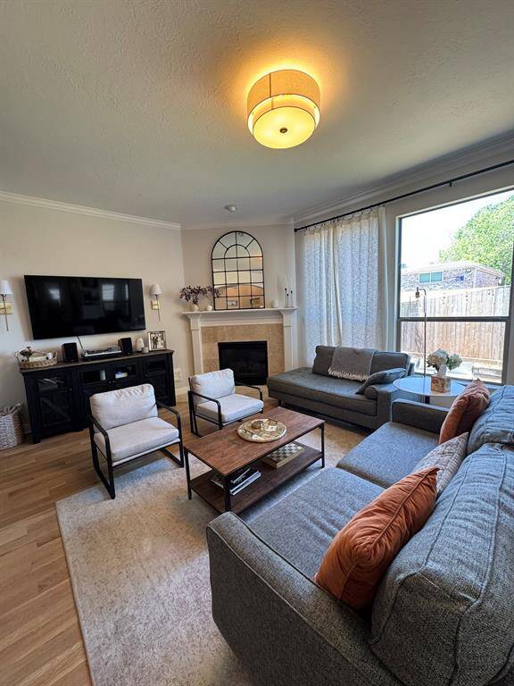 First floor living with an abundance of natural light