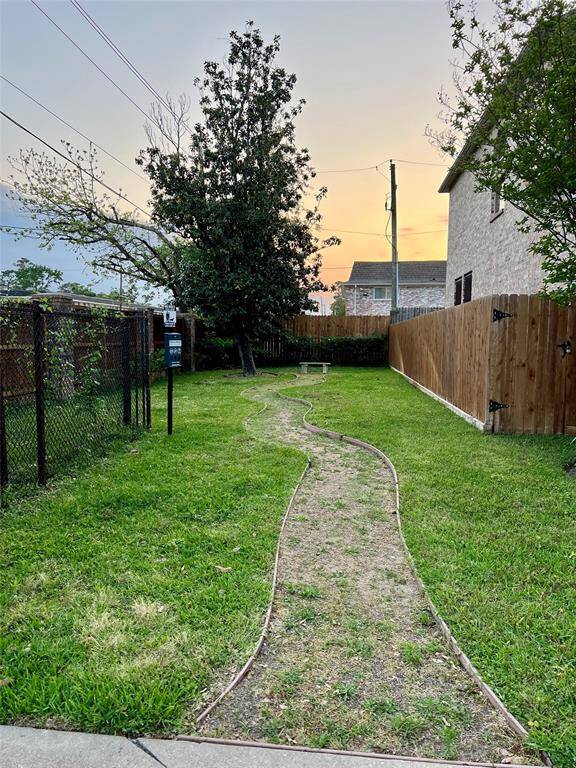 Doggie area inside the gated community