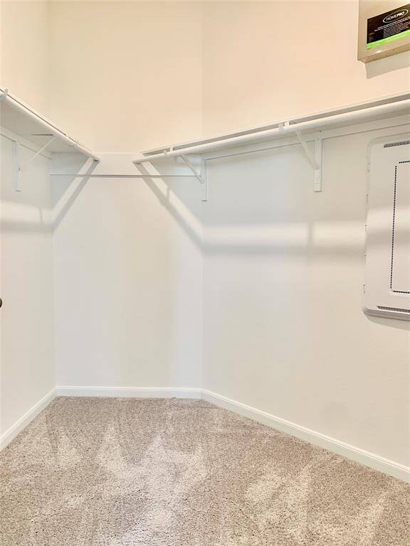 Large walk in closet in primary