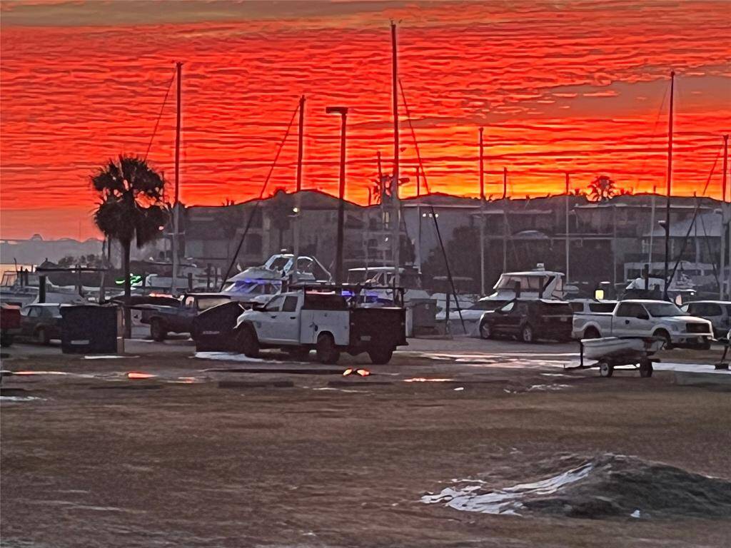 Spectacular sunrise view from backyard