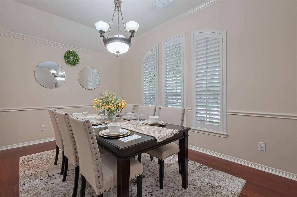 formal dining room on your right as you enter
