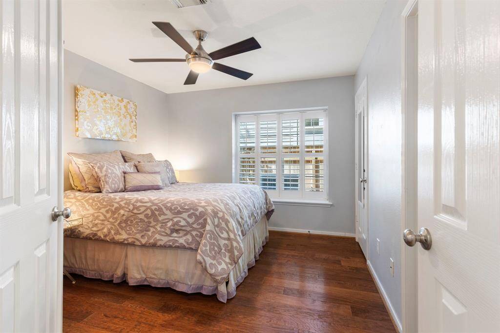Guest Bedroom down but not the Primary. This helps when having elderly parents or in many situations.