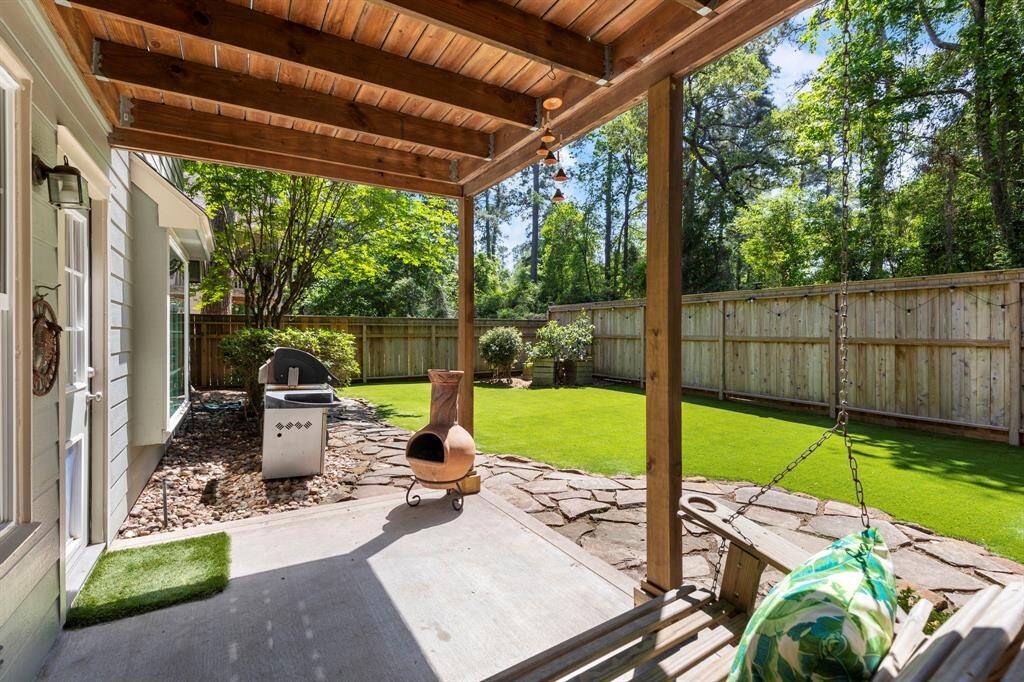 Enjoy this low maintenance backyard.