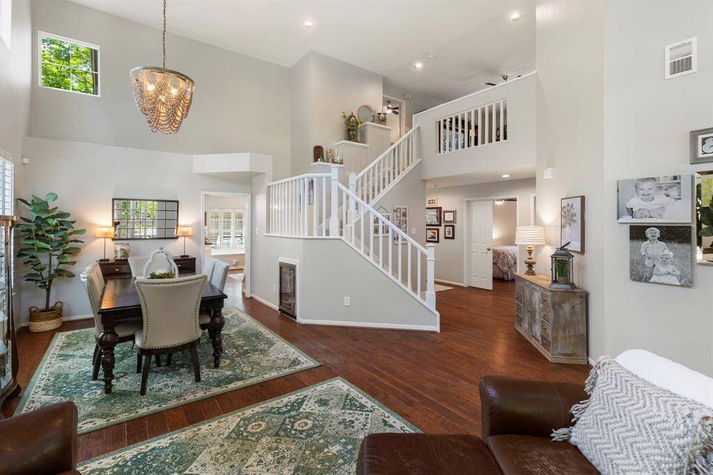 The home is light and bright.