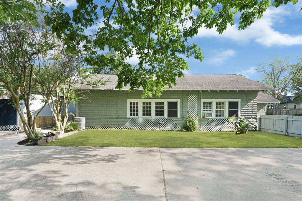 Only half of your backyard with another driveway for activities or parking.